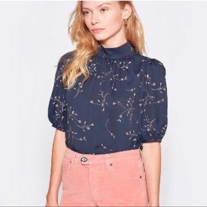 Joie Alfrie Floral Print Blouse NWT